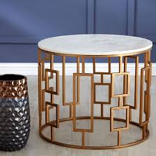 Black vase column dining table stand table leg tabletop support frame restaurant coffee shop table leg cast iron frame. Ryley Round Side Table In Marble Top With Gold Iron Legs Furniture In Fashion