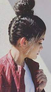 Two Braid Bun Hair Styles Pretty Hairstyles Long Hair Styles