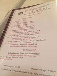 Check spelling or type a new query. Menu Picture Of La Poule Au Pot Paris Tripadvisor