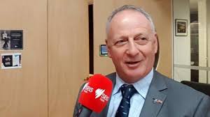 Consul Rob Lord was delighted to meet NRK Sápmi