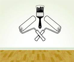 Painter Painting Tools Paint Brushes Business Logo In Uniform Nursing Vinyl Painting Logo Painter Business Card Painting Tools