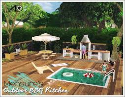 Sims 4 Designs Mensure Bbq Outdoor Kitchen Set Sims 4 Downloads Sims 4 Kitchen Sims 4 Sims