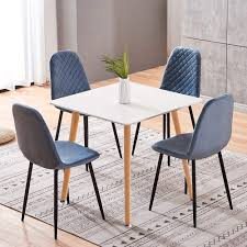 The kitchen table is a neighborhood restaurant that combines welcoming and friendly hospitality with delicious breakfast and lunch options. White Dining Table Set Of 4 Chairs For Kitchen Restaurant Small Spaces 5 Pieces Dining Room