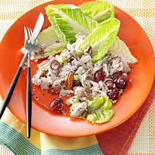 Chunky Chicken Salad With Grapes And Pecans Recipe Chicken Salad With Grapes Chicken Salad Recipes Grape Recipes