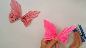 Kagittan Kelebek Yapimi Origami Origami Kelebekler Kagit Elisi
