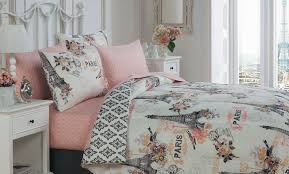 Enjoy the luxury of a parisian hotel in your own bedroom. Paris Quilt Set 4 Or 5 Piece Or Bed In A Bag Set 6 Or 8 Piece Groupon