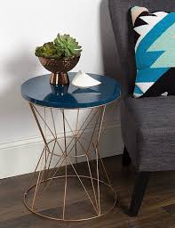 20 Gorgeous Side And Accent Table Ideas For Your Small Space Living In A Shoebox Accent Table Metal Accent Table Round Wood Table