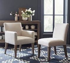 Single sofa chair for bedroom/office/living room upholstered leather chair with arm and cushioned seat, white. Classic Upholstered Dining Chair In 2021 Dining Chairs Seagrass Dining Chairs Upholstered Dining Chairs