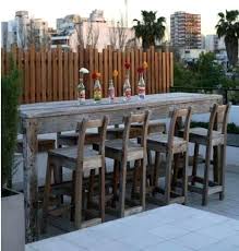 Magnificent Outdoor Bar Table Figures Inspirational Outdoor Bar Table And Love The Idea Of A Tall Bar W Chairs For The Outdoor Outdoor Bar Outdoor Bar Stools