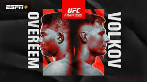Download the ufc mobile app for past & live fights and more! How To Watch Ufc Fight Night Overeem Vs Volkov Online Fight Card Start Time Odds Live Stream Technadu