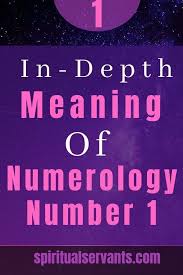 Numerology Number 1 Meaning In 2020 Numerology Numerology Numbers Numerology Life Path