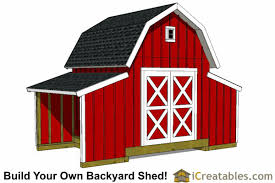 All of my barn shed. 10x18 Gambrel Small Barn Shed Plans Barn Shed Plans