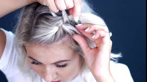 Working off of what hair type you have is imperative, explains nation. How To Waterfall Braid Short Hair Tutorial Milabu Dailymotion Video