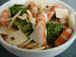 Salade De Brocolis Et Crevettes Du Jardin Et Du Marche A L Assiette Et A La Bouche Salade Brocoli Recette De Salade De Brocoli Recette Salade