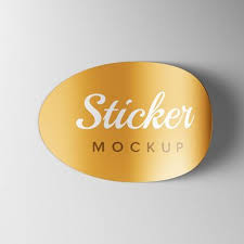 Download This Eclipse Sticker Mockup Is High Resolution Psd File With Smart Object The Design Colour Of Mockup Is Customizab Sticker Mockup Sticker Mockup Free Mockup