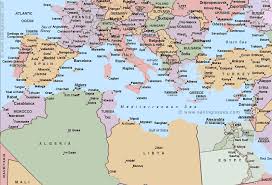 Formerly home to the vast roman empire, which covered the area of the north african coast and. Map Of The Mediterranean