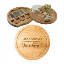 Personalised Custom Names Cheese Set Wooden Cheese Board Set 4 Knives,  Wedding Gifts, New Home Gifts, Christmas Gifts , Him/her Gifts