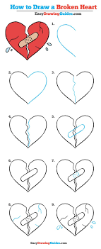 Charizard is right among the top of pokémons regarding ashs' collection or roster if i may say, a massive dragon with a flame on top of its tail. How To Draw A Broken Heart Really Easy Drawing Tutorial