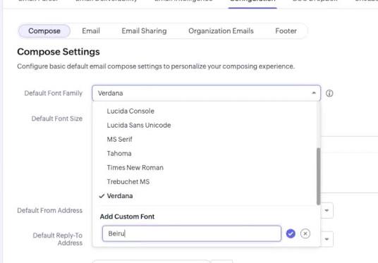 Zoho CRM tiny font fix 7 free workarounds browser zoom CSS Stylus display scaling email composer mobile 2026