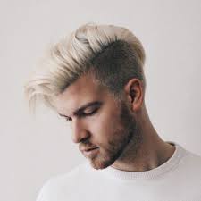 Platinum Blonde Comb Over Undercut Longblondehairstyles Men Blonde Hair Platinum Blonde Hair Men Mens Hairstyles Undercut