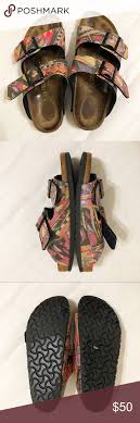 birkenstock arizona sandals multicolor excellent condition