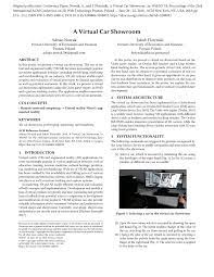 Car showroom ( entity relationship diagram). Pdf A Virtual Car Showroom