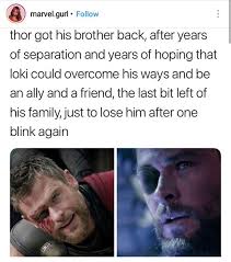 By the movie's end, he even had one of. The One Blink Hurts A Lot Thor Loki Marvel Jokes Marvel Superheroes Loki Marvel