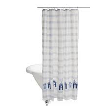 If beaches and its ambiance light up your mood, then you must try opting for this beach themed shower curtain set. Wilko Coastal Blue Shower Curtain Wilko