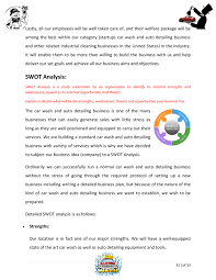 Car Wash Business Plan Template Plan Sample Pages In 2020 Car Wash Business Business Planning How To Plan