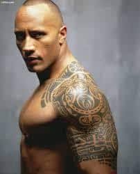 Dark Skin Tattoos 50 The Rock Dwayne Johnson Cool Tattoos For Guys Tribal Tattoos For Men