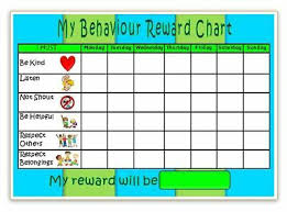 Behaviour Reward Chart Magnetic 3 Colours Or U Choose