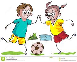100 28 chibi kinder sport. Kinder Die Fussball Spielen Vektor Abbildung Illustration Von Karikatur Kinder 50467558
