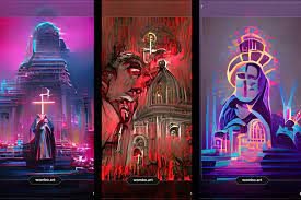 I asked an AI art generator to draw Catholicism in 20 different ways.  Here's what I learned. | America Magazine