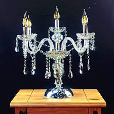 Free shipping & free returns*. Genuine K9 Clear Crystal 5 7 Arms Chandelier Table Lamp