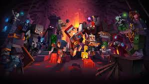 A pack that makes the background and ground look like a cave from minecraft. Hd Wallpaper Minecraft Minecraft Dungeons Cave 4k Wallpaper Flare