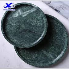 Brown medium round wood coffee table with storage open shelf. Round Green Marble Serving Tray Factory China Round Green Marble Serving Tray Supplier Risingfortunetrading Com