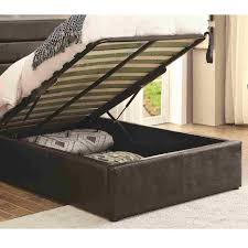 I stapled the fabric on the top of the platform and pulled and stapled. Modern Twin Size Lift Up Storage Platform Bed Upholstered In Black Leatherette Aptdeco Modern Twin Beds Twin Storage Bed Platform Bed