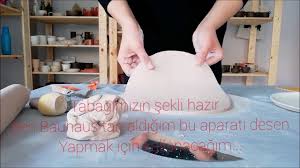 Seramik Camuruyla Pratik Tabak Yapimi Youtube