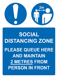 The number of deaths increased by 297. Social Distancing Sign Please Queue Here Tiger Supplies