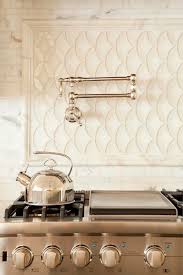 Maybe you would like to learn more about one of these? Fish Scale Tiles Transitional Bathroom Wendi Young Design Pot Filler Faucet Pot Filler White Kitchen
