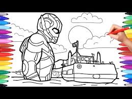 The main characters of the avengers beautiful coloring page of iron man as robert downey jr. Antman Coloring Pages How To Draw Antman Superheroes Coloring Pages Marvel Antman And The Wasp