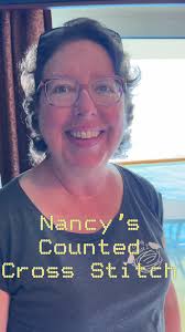 Doing counted cross stitching