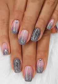 You can even use glitter in an ombre style! Summer Nail Designs 2020 Glitter French Nails Stylish Nails Gel Nail Designs