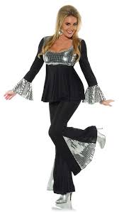 See more ideas about disco costume, disco, disco dance. Women S Black Silver 70 S Disco Costume Candy Apple Costumes