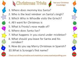 Free printable christmas trivia game question and answers. Christmas Trivia Printable Creatively Crafting