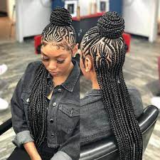 Microbraids, cornrows, fishtail braids, blocky braids, black braided buns, twist braids, tree braids, hair bands, french braids and more are at your disposal. This Is Super Cute I Want My Hair Braided Like This Miamibraids Braidedhairstylesart Braids For Black Hair Braided Hairstyles Stylish Hair