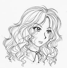 Click the with curly hair coloring pages to view printable version or color it online (compatible with ipad and android tablets). Curly Haired Beauty Lineart By Reyd On Deviantart