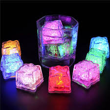 Water Sensor Submersible Light Up Decorative Led Liquid Sensor Ice Cubes Light Unbranded Christmas Ice Cube Lights Led Ice Cubes Cube Light