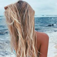 When you get out, scrunch your hair a bit to add some waves and let your hair dry in the sun. New Blue And Denim Styles Just Landed Shop Www Masqueboutique Com Au Beach Hair Surf Hair Surfer Hair Surfer Girl Hair