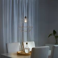 Create your dream dining experience with inspiration and dining room design ideas for every type of space. Brunsta Pendant Lamp Shade Brass Colour 35 Cm Ikea